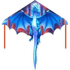 Besra Colorful Dragon Kite Line Single Single Like من السهل Fly Beach Kite للأطفال والكبار