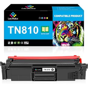 LeciRoba TN810BK Toner Cartridge Replacement for Brother TN810BK TN810XLBK TN810 TN-810 BK for Brother MFC-L9610CDN HL-L9410CDN HL-L9430CDN HL-L9470CDN MFC-L9630CDN MFC-L9670CDN Printer (1-Black)