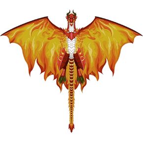 Dragon Kite للبالغين ، الطائرات الورقية للأطفال الذين تتراوح أعمارهم بين 4 و 8 8-12 من سهولة الطيران ، Kids Kite for Boy Girls ، Kite للمبتدئين ، Kite Kite for Beach Trip Park Family Family Game