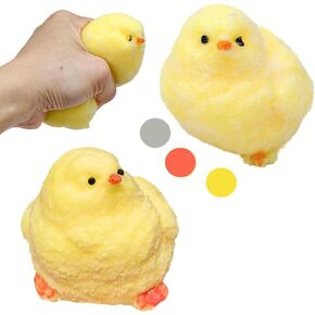 2 PCS CHIKC TABA Squishy تململ ألعاب ، ألعاب اسفنجي كبيرة الفرخ ، لعبة حسية لتخفيف الإجهاد ، سحق تابا الصنع يدويًا للأطفال والكبار ، والمحاكاة والدجاج المضحك