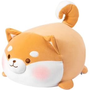 MINISO Funny Shiba Inu Dog Plush Toy Stuffed Animal Toy Kawaii Cute Plush Ultra-Soft Rebound Hugging Pillow for Kids Boys Girls
