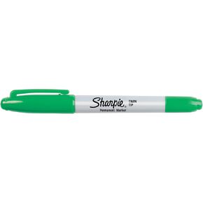 نصيحة Twin Sanford ، Fine/Ultra Fine Point ، Green ، Marker Pens (32204)