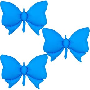 3 أجهزة كمبيوتر BOW كبيرة بالون معكرون القوس الأبيض موضوع عيد ميلاد حفلة استحمام الطفل فتاة الزخرفة