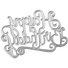 عيد ميلاد سعيد يموت قطع البطاقات ، عيد ميلاد سعيد قطع المعادن يموت تهانينا يموت قطع الأنسل النقيض
