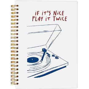Piano Notebook ، مجلة دفتر الموسيقى للموسيقى لطلاب الموسيقي عشاق أغاني الأغاني الملحنين معلمي الموسيقيين ، دفتر كتابة الموسيقى ، دفتر موسيقى البيانو الحلزوني 5.5x8.3 بوصة
