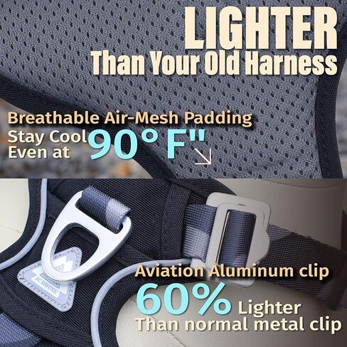 تسخير الكلب بدون شد مع حلقات D الأمامية والخلف ، و 600D Rebellent 600D Oxford للتنزه/التدريب/المشي ، والسترة القابلة للتعديل ، وأجهزة الألومنيوم خفيفة الوزن مناسبة للكلاب متوسطة الحجم ، والبرتقال التمويه ، والبرتقال. in Kuwait