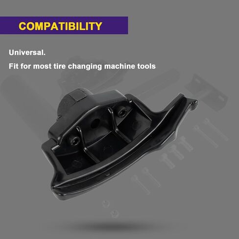 دليل الإطارات مبدل الإطارات تعديل رأس البطة الملحومة عدة الإطارات مبدل الإطارات أداة آلة تغيير الإطارات متوافقة مع معظم عجلات السيارات (مع مخروط فضي) in Kuwait