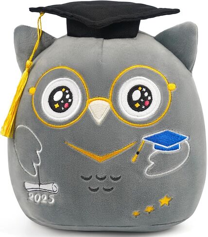 التخرج Axolotl Plush Toy: 8 بوصة 2025 Pink Axolotl محشو بالحيوان مع غطاء التخرج ، فئة لطيفة من 2025 ، هدايا التخرج للجامعة ، طلاب المدارس الابتدائية ، in Kuwait