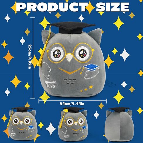 التخرج Axolotl Plush Toy: 8 بوصة 2025 Pink Axolotl محشو بالحيوان مع غطاء التخرج ، فئة لطيفة من 2025 ، هدايا التخرج للجامعة ، طلاب المدارس الابتدائية ، in Kuwait