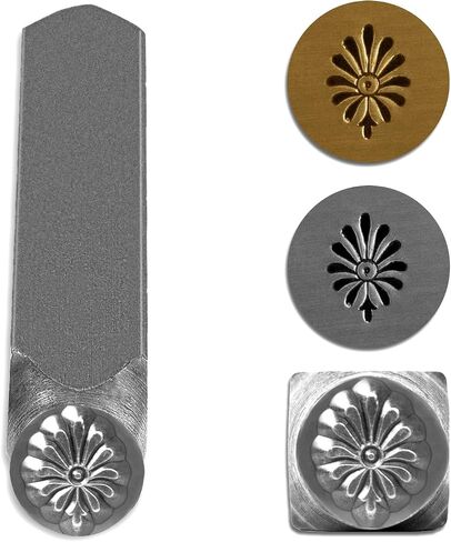 The Craft Guy Metal Stamping Tools 5/6 Inch(8mm) Metal Punch Stamp Stamping Tools for Jewelry Craft Stamping Unique Totem Pattern High Precision Crafting Tools for Customized Jewelry (Totem 1) in Saudi Arabia