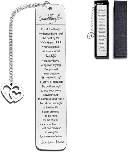 Bookmarks for Daughter Kids, Birthday Gifts for Daughter from Mom, Mother Daughter Gifts Book Mark for Girls in Saudi Arabia