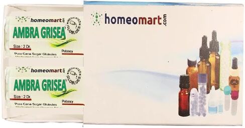 Ambra Grisea Homeopathy Pellets (Pills) in 6C Potency, Pack of 3 in Kuwait