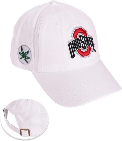 Desert Cactus The Ohio State University Baseball Hat OSU Buckeyes Brimmed Embroirderd Hats Cap Adjustable Cloth Strap Adult (Style R1) Red in Saudi Arabia