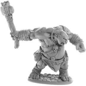 Ogre Clubber Miniature 25mm Heroic Scale Figure Dungeon Swellers Reper