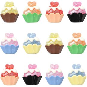 Stiesy 100 Pcs Opaque Resin Letter Slime Charm Randomly Mixed Alphabet Flatback No Hole Beads Nail Art Charms Decoden Cabochons for Scrapbooking Embellishment Hair Clips Jewelry Making DIY Craft in Kuwait