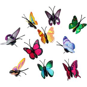 30 PCS PRATTERFLY PUNDLE PUSH DICTITATION THUMB TOCKS For Whiteboard و Photos Wall و Cork Board و Bulletin Board و Home & Office Decorative (نمط عشوائي)