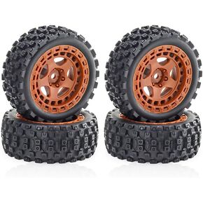 إطارات RC 5 حافة بلاستيكية 12 مم من ARRMA 1/18 TYPHON GROM ARA2306 ARA2106 PRODGERS (أبيض)