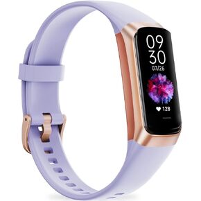 Fitness Tracker, Step Tracker with Heart Rate, Smart Watch Activity Trackers with Step Counter Calorie Sleep Tracker, 25 Sports, Pedometer for Android Phones iPhones Women Men Grey