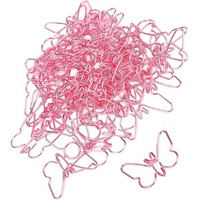 uxsiya metal paperclips ، مبتكرة لطيف 50pcs المواد الحديدية الفراشات paperclip للمدرسة