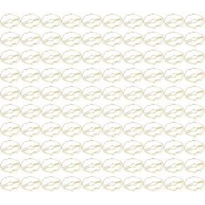 Aladeno 100pcs Lips Shape Clips Paper Paper Clips Clips Paper Paper Process Process Process Process Clips Clips Portable Paper Clips لتصنيف الملف