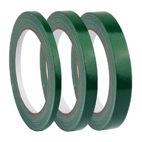 3 Roll 20M Floral Tape for Fresh Flowers, Green Floral Tapes, Flower Tape for Bouquets & Tape for Artificial Bloom, Waterproof Plastic Tape Florist Bouquet Accessories(5/10/15 MM)