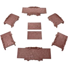 مجموعة Cavern Rock Bridges - Mini Dungeon Castle Cavern DND Terrain for Tabletop RPGs ، Dungeons & Dragons ، Pathfinder ، War Gaming ، وأكثر من ذلك! بواسطة DCD (21pcs ، 3ft)