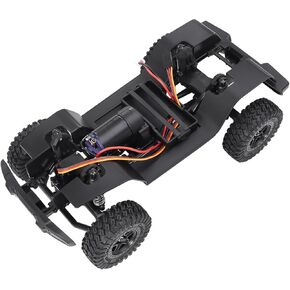 TRX4M 155mm 6.10in قاعدة العجلات المجمعة هيكل إطار المحاور الخلفية الأمامية علبة التروس ل 1/18 AX-8560 RC Crawler TRX4-M Bronco Defend