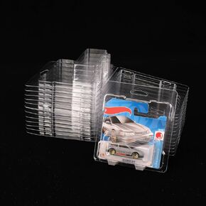 12 PCS Packs Packs متوافقة مع عجلات ساخنة قصيرة أو أوروبية طراز سيارة CLAMSHELL CASE
