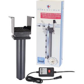 مبتكر Marine Auqashield 9 Watt UV Sterilizer/Clarifier [لـ Nuvo Fusion Desktop Aquariums]