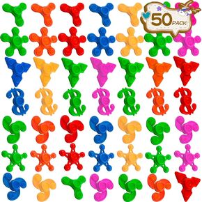 50pcs تململ المغازل بالجملة ، والألعاب الحسية لتخفيف الإجهاد ، وأحشاد حقيبة عيد الميلاد ، وألعاب الحفلات ، وألعاب الكنز في الفصول الدراسية ، وأغاني ميناء من أجل الأطفال
