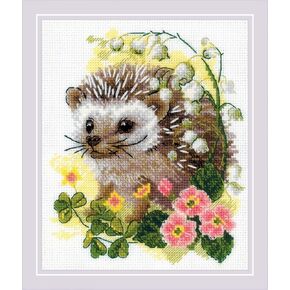 Riolis - Forest Howeller 2093 ، Cross Stitch Kits 6 "x7" ، مجموعات غرزة متقاطعة للمبتدئين ومجموعات المتقدمة والبالغين ، مجموعات غرز محسوبة ، مجموعة التطريز