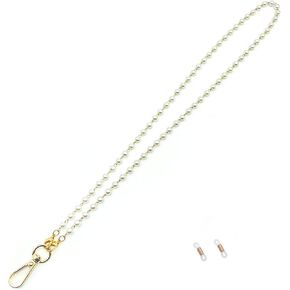 لؤلؤة Gold Chain Lanyard for Women Lanyards لشارات الهوية