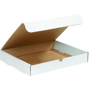 Box USA LITER LITERATURE مربعات بريدية ملهمة من الورق المقوى ، حزمة من 50 ، مقاومة للسحق ، للشحن والبريد والتخزين ، المحار الأبيض ، 15 "× 12" × 12 "(BML15122)