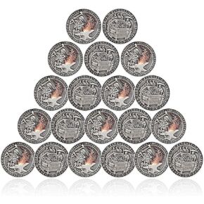 Churyuml Humpster Fire Coin فرحان ، أنا جيد ميدالية حداثة جمجمة للموظفين هدايا موظفين هدايا مكاتب مضحكة تتجه هدية لزميل العمل الفكاهي ديكور المكتبي الملهمة in Kuwait