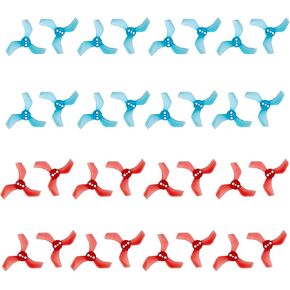 Gemfan 1635 40mm 3-blade Propeller 1.6x3.5x3 1.5mm props props for 1103-1105 FPV Racing Tinywhoop Drones (32pcs)