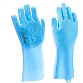 2pcs غسل الكلاب قفازات وفرشاة حمام الكلاب ، مجموعة دش للحيوانات الأليفة 2 في 1 | مناسبة للكلاب والقطط وتدليك الحمام والاستمالة على الحيوانات الأليفة