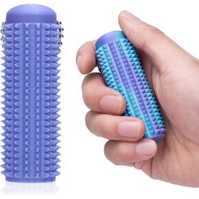 1pc uckies Little Ouchies تململ سلسلة المفاتيح للبالغين ، لعبة spiky Grippie Stim Sensory Toy | تخفيف الألم وتخفيف الإجهاد القلق | تململ عن طريق اللمس ل ADHD ، التركيز والتنفيس | تغيير اللون (30 درجة مئوية) والتوهج في الظلام