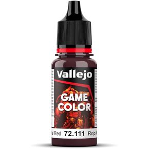 لون لعبة Vallejo 72111 Nocturnal Red (18 مل)
