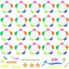 10 PCS Betals Highlighters Bulk ، 5-in-1 multi flower flower lape florescent fulors for sturners and stashers and charchors and offic