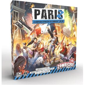 Zombicide: توسع لعبة Pariz Board - حملة Bastille -Day في مواقع باريس الأيقونية! لعبة استراتيجية Miniatures التعاونية ، تتراوح أعمارهم بين 14+ ، 1-6 لاعبين ، وقت اللعب لمدة ساعة ، مصنوعة من CMAN