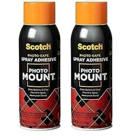 Scotch Photo Mount لاصقة ، 10.3 أونصة ، آمنة للصور الملونة والرسوم التوضيحية والصور (6094) (حزمة 2)