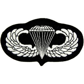 تصحيح أجنحة المظلي A/B Army Army Army ، مع مادة لاصقة من الحديد
