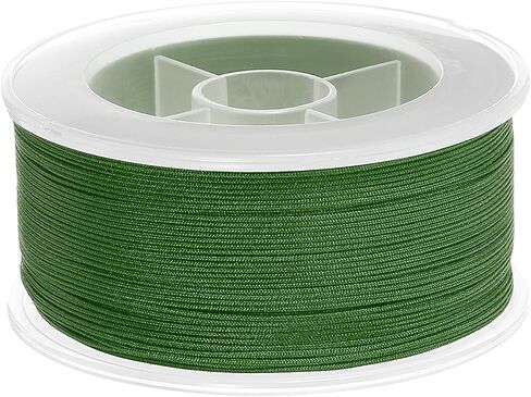 PATIKIL Nylon Cord 1.5 mm x 50 m, Bracelet String Braided Nylon Thread Chinese Knotting Cord for Jewelry Making Beading Necklaces Blind Wind Chimes, Gray in Saudi Arabia