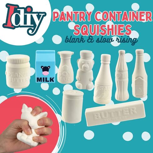 Party Craft Kit Jumbo Cute Critters Squishies (8 Unique Garden Animals) White Kawaii Scented Slow Rising Squishy Toys, Paint, Scented Stress Relief, Kids Classroom, Birthday Activity Gift(4"-6") in Saudi Arabia