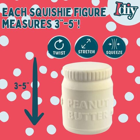 Party Craft Kit Jumbo Cute Critters Squishies (8 Unique Garden Animals) White Kawaii Scented Slow Rising Squishy Toys, Paint, Scented Stress Relief, Kids Classroom, Birthday Activity Gift(4"-6") in Saudi Arabia