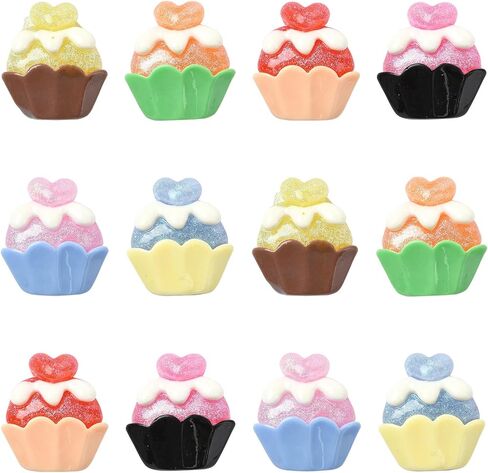 Stiesy 100 Pcs Opaque Resin Letter Slime Charm Randomly Mixed Alphabet Flatback No Hole Beads Nail Art Charms Decoden Cabochons for Scrapbooking Embellishment Hair Clips Jewelry Making DIY Craft in Kuwait