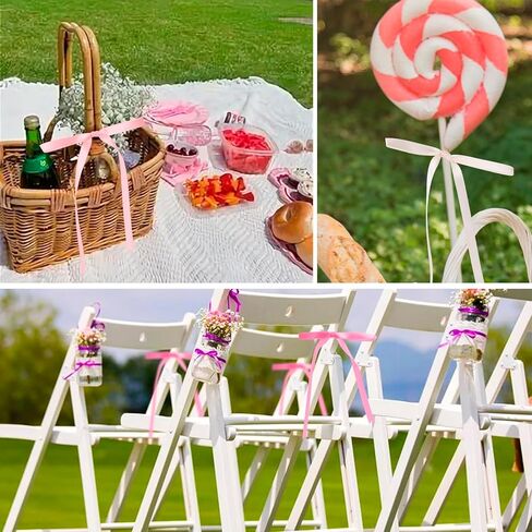 15pcs Black Satin Bows with Twist Tie, Pre-Made Bowknot Decoration for Candy Cookies Cake Wrapping, Classical Bows for Engagement Wedding Birthday Party in Kuwait