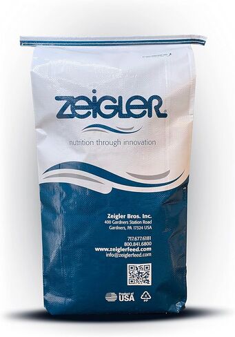 Zeigler Fish Food (33 LB Bag) 5 مم عائم للكريات لـ Koi و Goldfish ، حمية مربي الأداء لتعزيز اللون - محصنة مع V Pak و Spirulina in Saudi Arabia