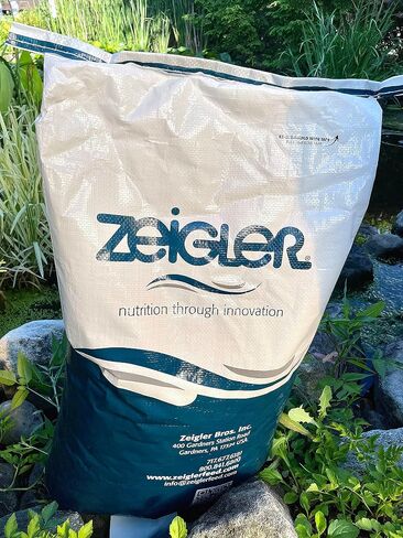 Zeigler Fish Food (33 LB Bag) 5 مم عائم للكريات لـ Koi و Goldfish ، حمية مربي الأداء لتعزيز اللون - محصنة مع V Pak و Spirulina in Saudi Arabia