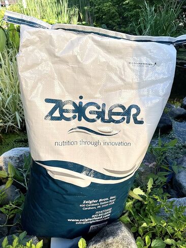 Zeigler Fish Food (33 LB Bag) 5 مم عائم للكريات لـ Koi و Goldfish ، حمية مربي الأداء لتعزيز اللون - محصنة مع V Pak و Spirulina in Saudi Arabia